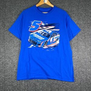 Kyle Larson Hendrick Motorsports Racing T Shirt Blue L NASCAR